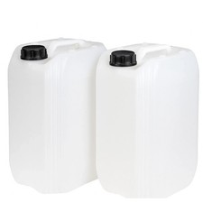 2 x 25L LITRE PLASTIC WATER