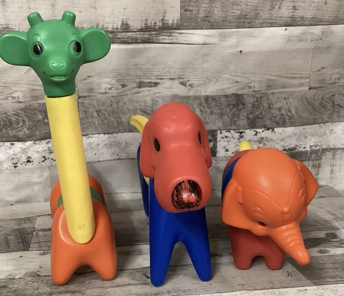 Vintage tupperware zoo animals - vintage,