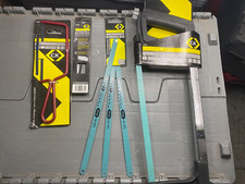 C K TOOLS Heavy Duty Hacksaw Set inc 12" Hacksaw, Junior Hacksaw & Spare Blades