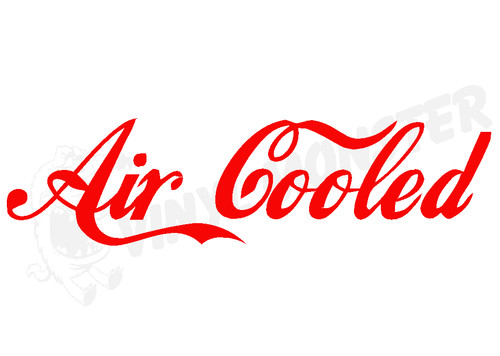Air cooled sticker vw - air,