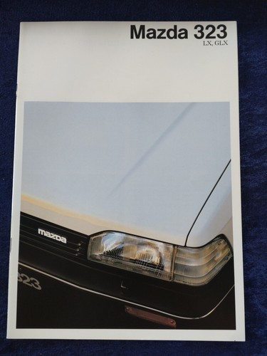Mazda 323 glx brochure - lx,