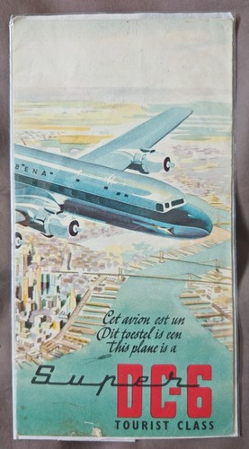 1953 sabena airlines super - sabena,