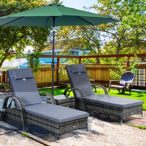 3piece garden rattan - 3piece,