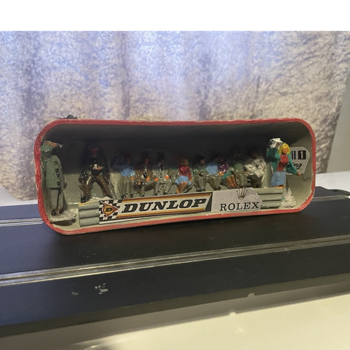 Slot car trackside grandstand - car,