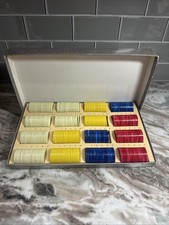 Vintage Poker Chip Set