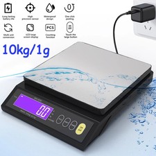 10kg/1g Digital Kitchen Scales LCD Food Weight Postal Scale Electronic Balance