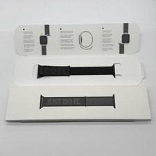 Genuine Apple Watch Nike Sport Loop BLACK / SUMMIT WHITE 49mm 46mm 45mm 44mm