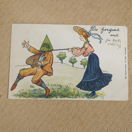 Vintage postcard funny - vintage,