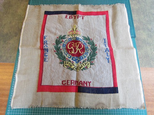 Royal engineers badge - royal, tapestry