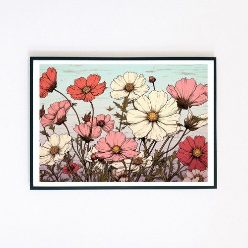 Flowers botanical graphic - flowers,