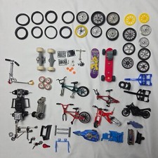 Lot of Parts for Extreme Sports Miniatures BMX, Finger Skateboard, Scooter, Moto