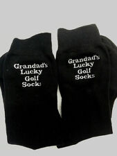 GRANDADS LUCKY GOLF SOCKS MENS PERSONALISED BIRTHDAY CHRISTMAS GIFT PRESENT