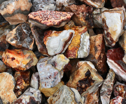 Crazy lace agate - -, rocks