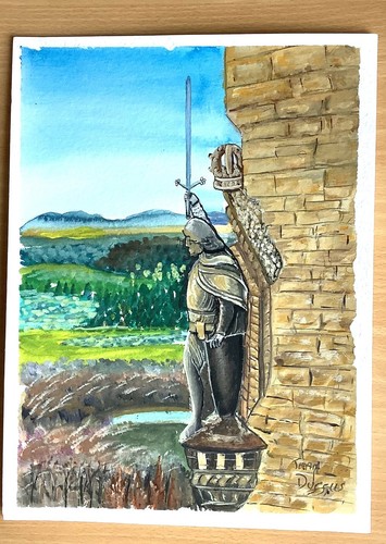 Original water colour painting - water,