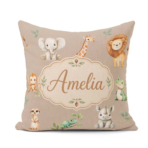 Cushion throw pillow - pillow, safari