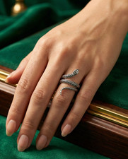 925 Sterling Silver Snake Ring