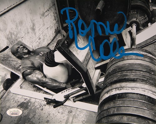 Ronnie coleman signed 8x10 leg - ronnie,