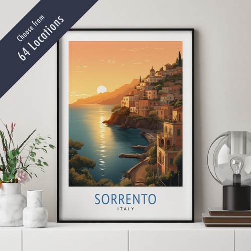 Travel poster print - travel, |