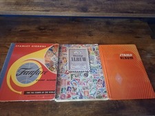 vintage world stamp album fanfare & stamp spotter 1960 100+ stamps bundle books