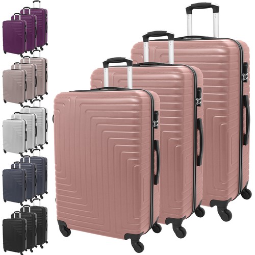 Pcs suitcase set abs hard - suitcase,