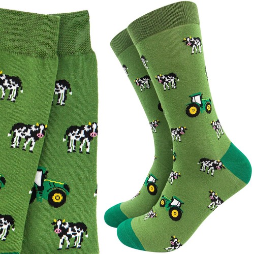 Mens bamboo tractor - tractor, cow