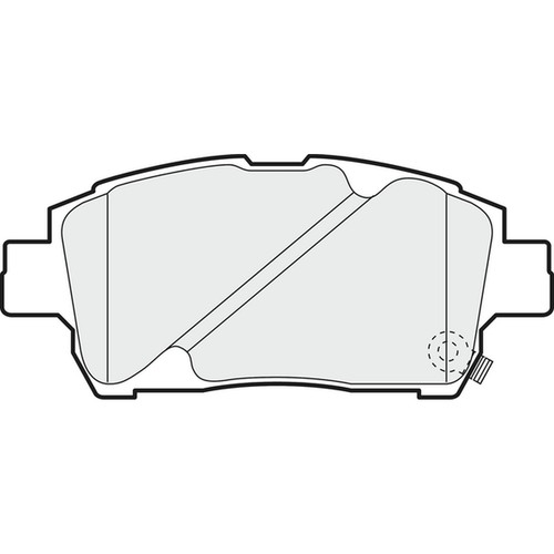 Brake pads set - for, toyota