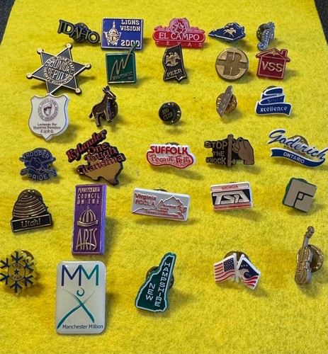 Job lot pin badges - badges, bulk