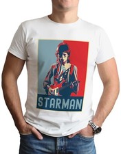 David Bowie Starman T-Shirt Music Ziggy Stardust Art T Shirt Gift Tee Top