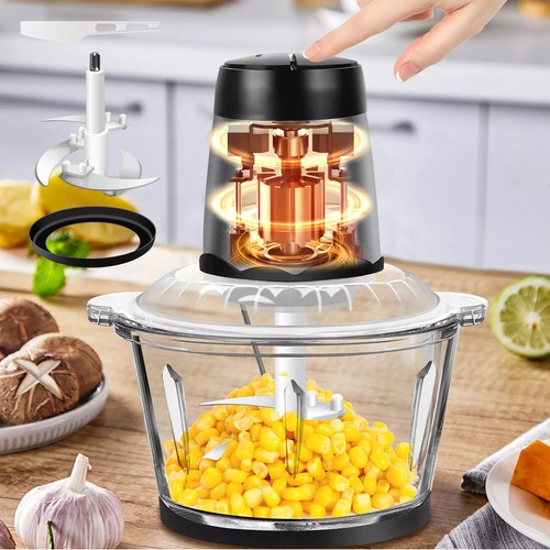 Glass bowl food processor - glass,