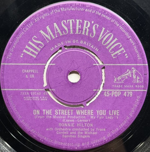 Ronnie hilton the street - hilton,