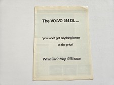 VOLVO 244 DL WHAT CAR REVIEW