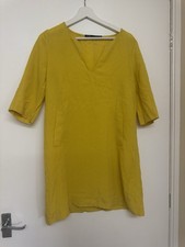 Zara Basic Plain Yellow Shift