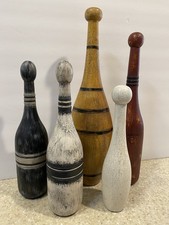 Wooden  Clubs Mismatched