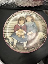 Bradford Exchange SISTERS ARE BLOSSOMS 1st Kindred Moments Collectors Plate 1995