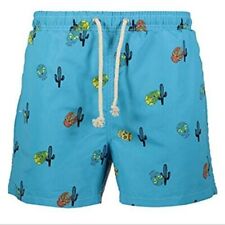 HAVACOA Men's Aqua Blue