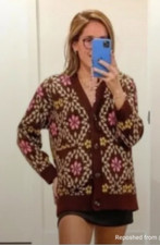 BNWT: Jacquard Brown Floral