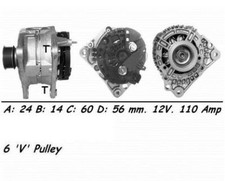 WAI Alternator for VW Passat