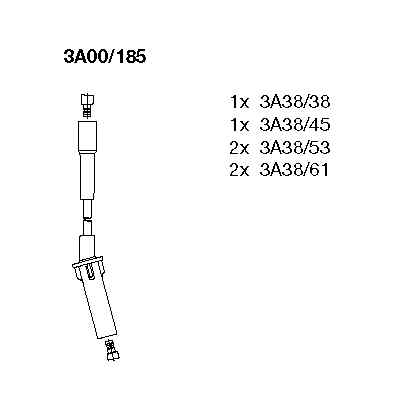 New ignition cable - new, kit