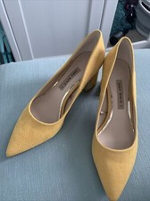 zara yellow Suede shoes (4)