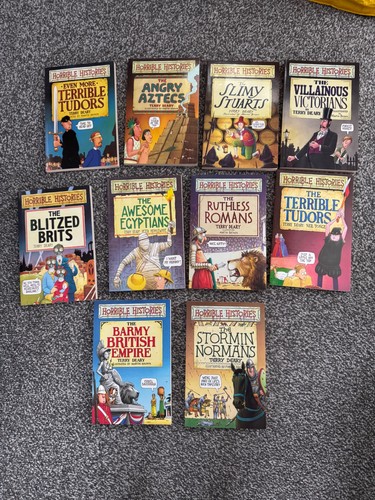 Horrible histories book set - horrible,