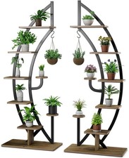 8 Tier Half Moon Plant Stand 2