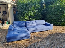 Made.com - Left Hand Facing Chaise End Corner Sofa, Blue