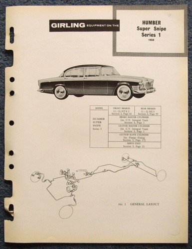 Humber super snipe girling - super,