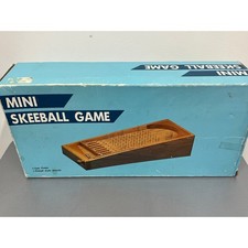 Vintage Mini Wooden SkeeBall