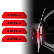 Red Reflective Car Door Open