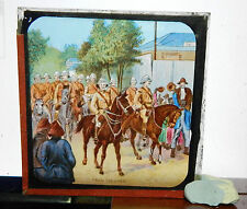 Victorian Glass Magic Lantern slide Boer Warfrom the sphere bx1 .