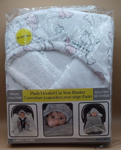Plush hooded car - plush, baby