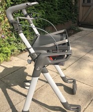 Indoor Walking Aid, narrow. Topro Hestia, grey. Easy to steer, Single Handed Use