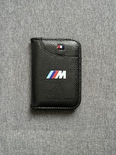 Premium M Sport BMW Leather Wallet Black M1 M2 M3 M4 M5 M6 M7 - read description