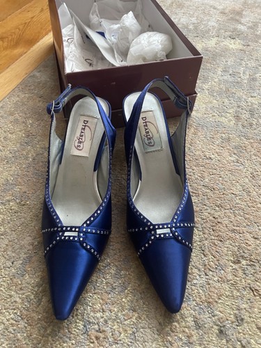 Royal blue diamonte